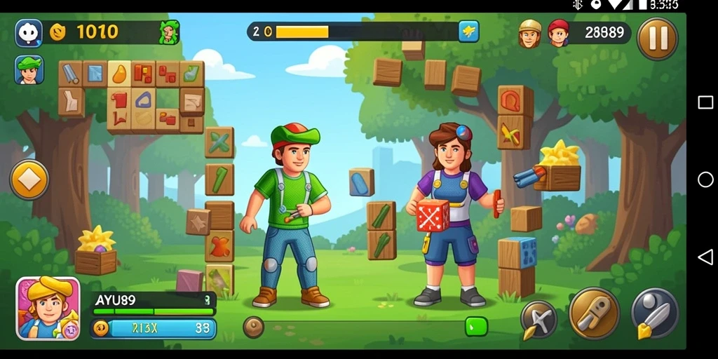 Tampilan gameplay menantang AYU89 yang menarik.