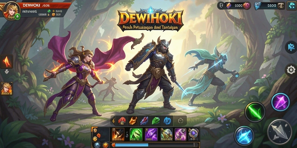 Tampilan gameplay yang mendebarkan di dunia ARPG.