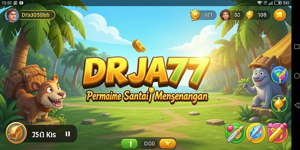 Screenshot DRAJA777 menampilkan aksi gameplay santai yang seru.