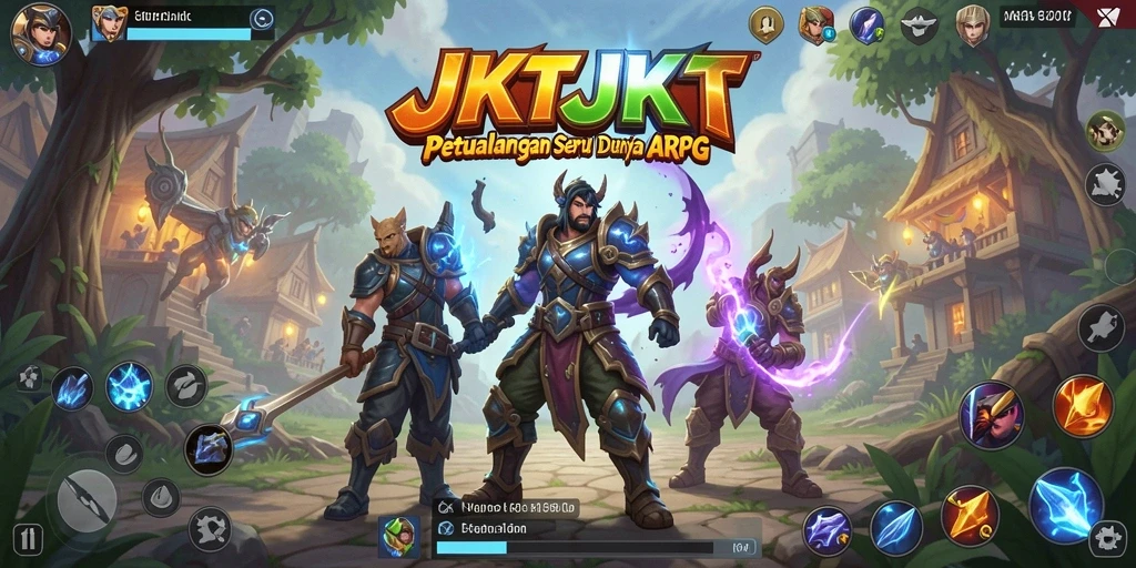 Gameplay JKTJKT menampilkan aksi seru dan dunia fantasi yang menawan.