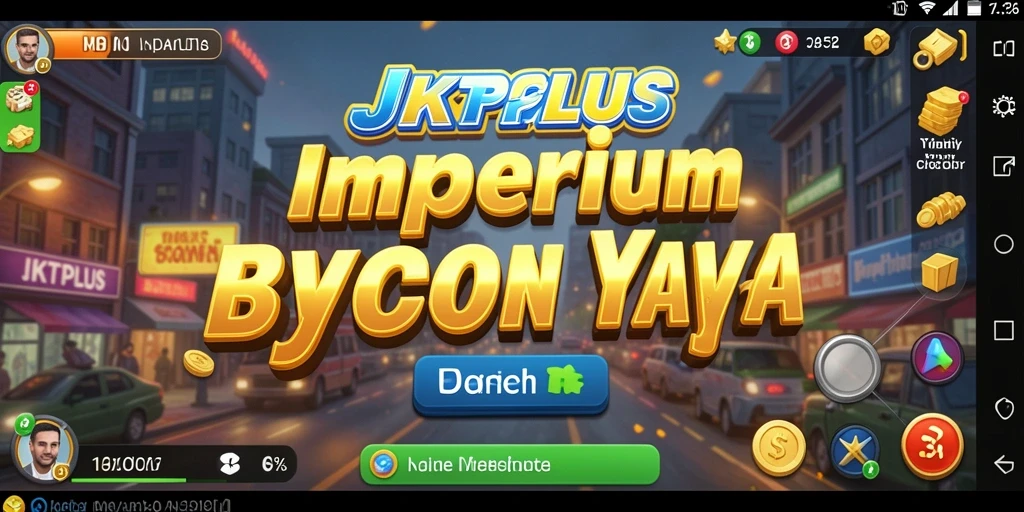 Tampilan gameplay JKTPLUS yang menarik dan penuh strategi Tycoon.