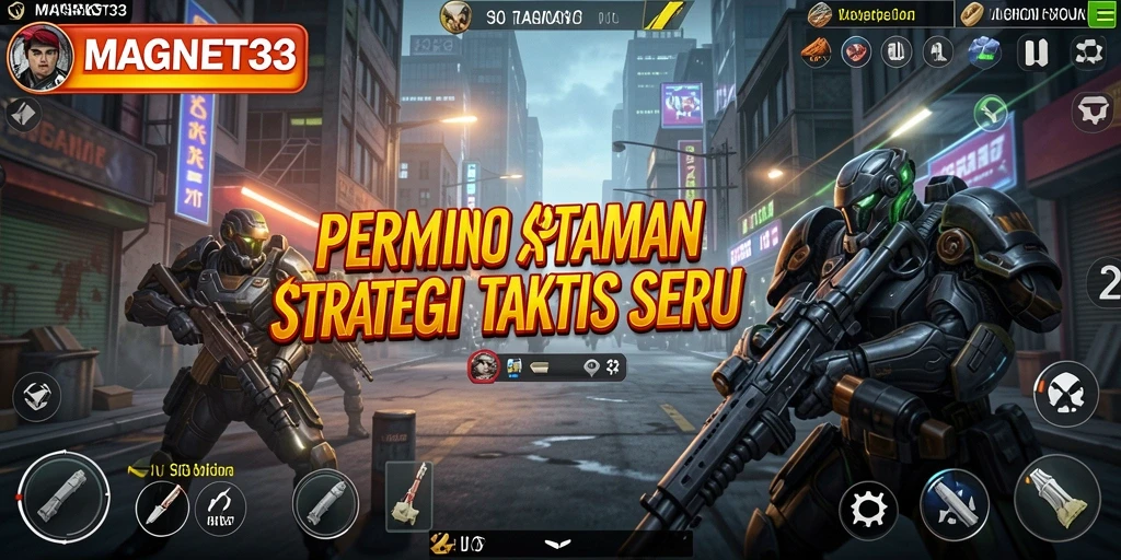 Tampilan gameplay seru dalam MAGNET33, penuh strategi dan taktik.