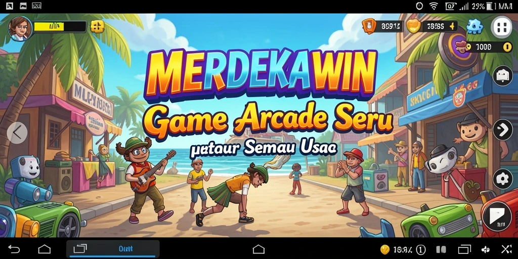 Tampilan gameplay MERDEKAWIN yang seru dan menantang
