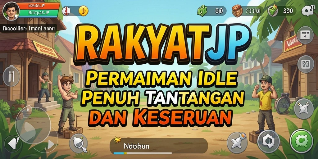 Tampilan gameplay RAKYATJP yang menarik dan penuh warna.