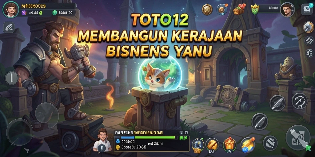 Tampilan gameplay TOTO12 dengan desain yang menarik.
